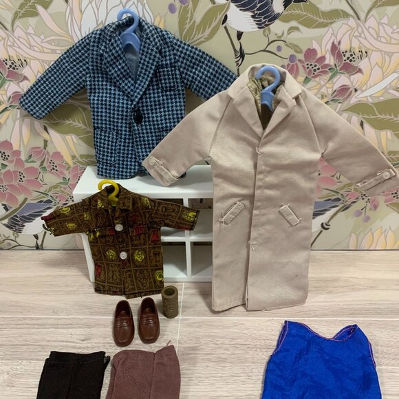 Vintage Hong Kong Barbie Clone Ken Clothes Shoes Lot - Picture 2 of 16